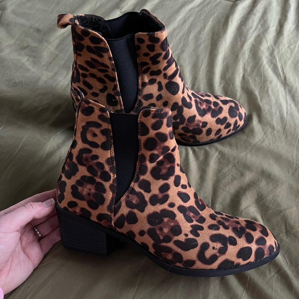 Leopard Booties